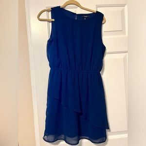 Navy forever 21 short dress. Very flattering.